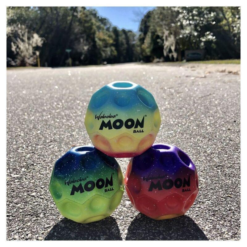 Waboba Moon Ball Rainbow Hyper Bouncing Balls 327D99-A (Assorted Colors - Includes 1), , large image number 3