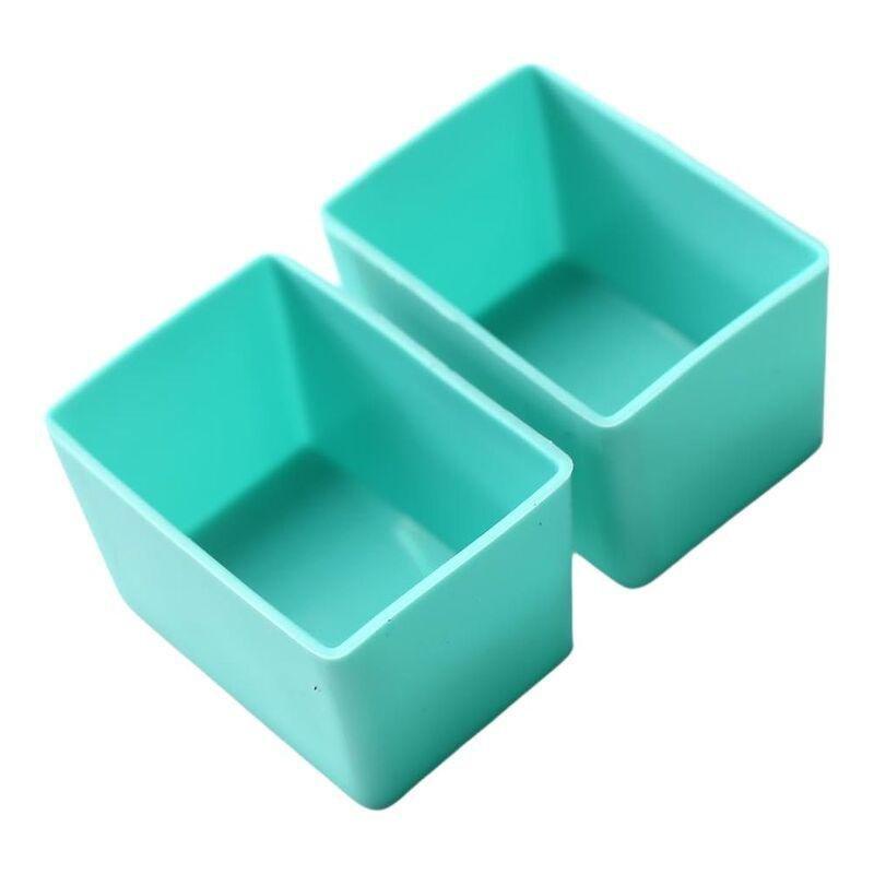 Munch Cups Rectangle Aqua (Set of 2), , large image number 0