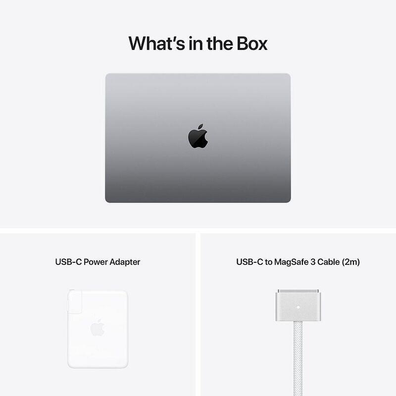 Apple MacBook Pro 16-inch Apple M1 Pro Chip/10-Core CPU and 16-Core GPU/512GB SSD - Space Grey (Arabic/English), , large image number 8
