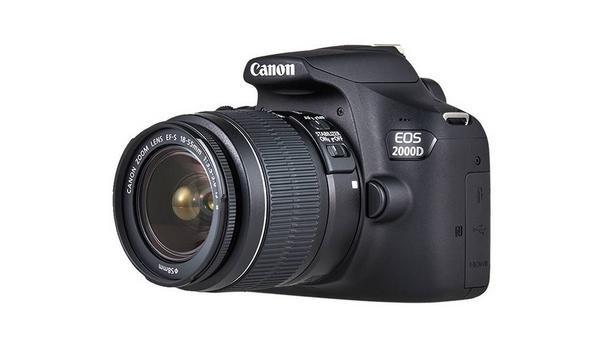 Canon EOS 2000D DSLR Camera EFS 18-55mm DC III Black Kit + EF 50mm 1.8 STM Lens (Bundle), , large image number 5