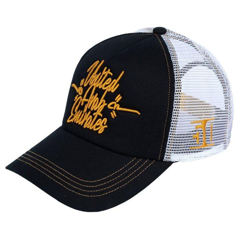 B180 UAE 50th Unisex Trucker Cap Black/White, , large image number 0