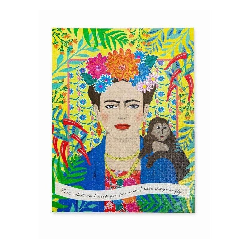 Talking Tables Pick Me Up Frida Jigsaw Puzzle (1000 Pieces), , large image number 1