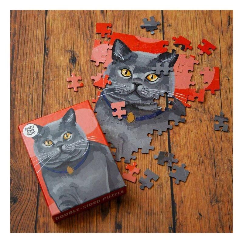 Talking Tables Feline British Short Hair Jigsaw Puzzle (100 Pieces), , large image number 1