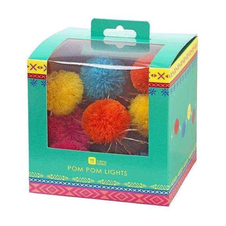 Talking Tables Boho Mix Pom Pom Lights 2M, , large image number 0