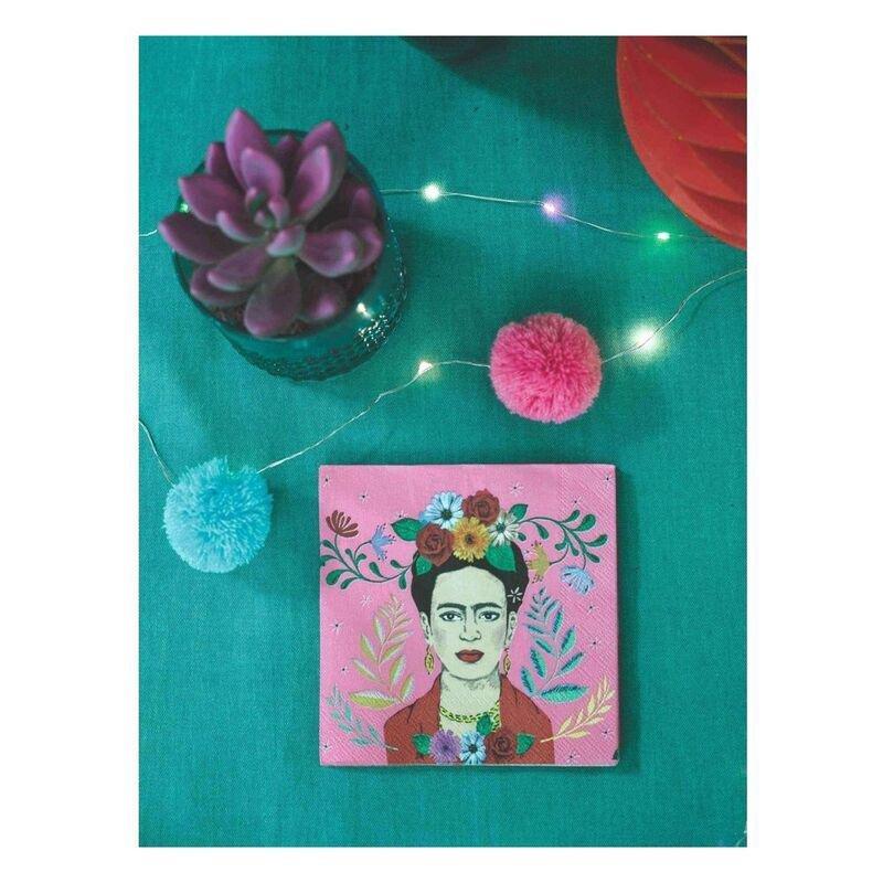 Talking Tables Boho Frida Cocktail Napkin (Pack Of 16), , large image number 0