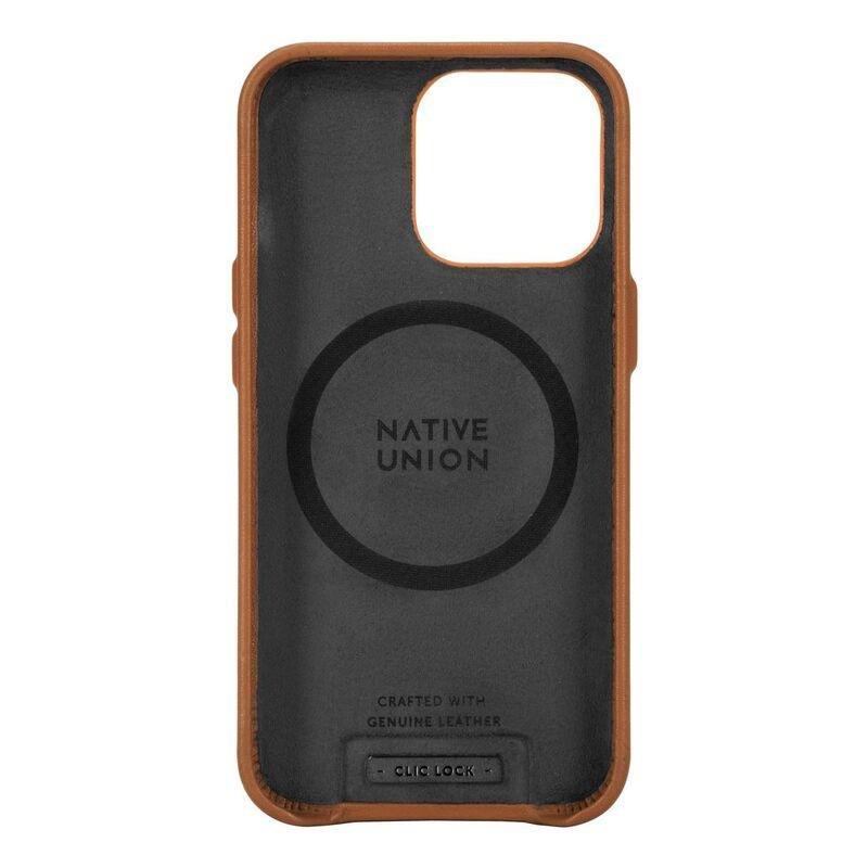 Native Union Clic Classic Magnetic Case Tan for iPhone 13 Pro, , large image number 2