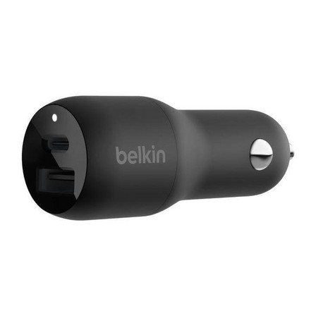 BELKIN - Belkin BoostCharge Dual Car Charger with PPS 37W - Black