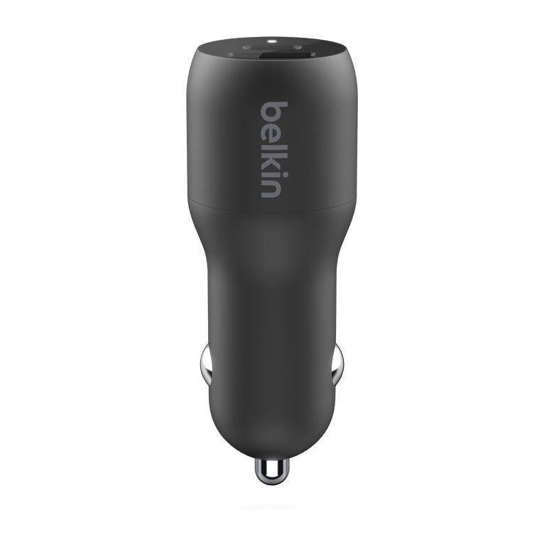 Belkin BoostCharge Dual Car Charger with PPS 37W - Black, , large image number 1