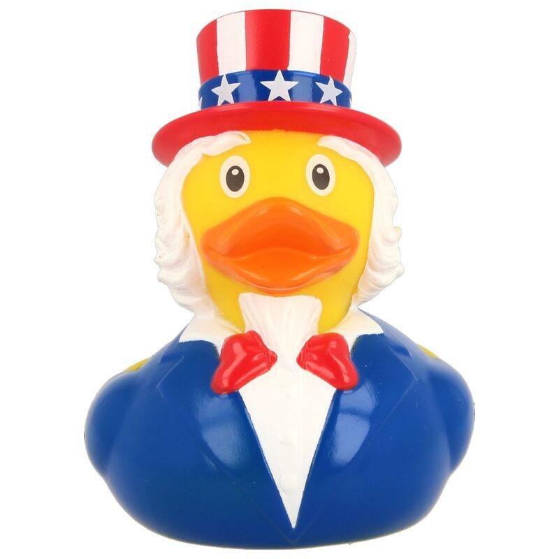 Lilalu Uncle Sam Rubber Duck, , large image number 0