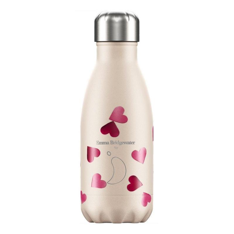 Chilly's Bottles Emma Bridgewater Stainless Steel Water Bottle Hearts 260ml, , large image number 0