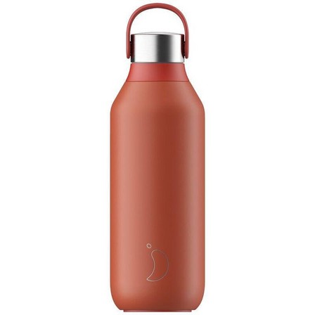 CHILLY'S BOTTLES - Chilly's Bottles Series 2 Stainless Steel Water Bottle Maple Red 500ml