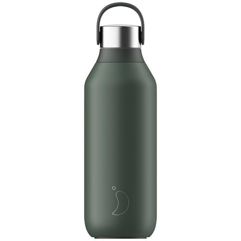 Chilly's Bottles Series 2 Stainless Steel Water Bottle Pine Green 500ml, , large image number 0