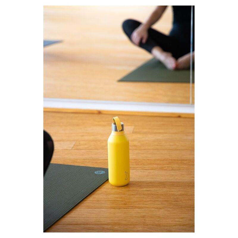 Chilly's Bottles Series 2 Stainless Steel Water Bottle Pollen Yellow 500ml, , large image number 2