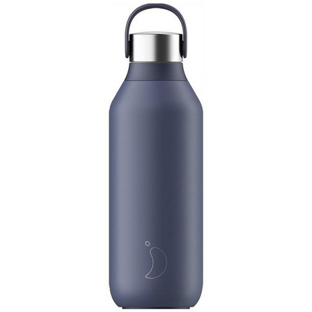 CHILLY'S BOTTLES - Chilly's Bottles Series 2 Stainless Steel Water Bottle Whale Blue 500ml