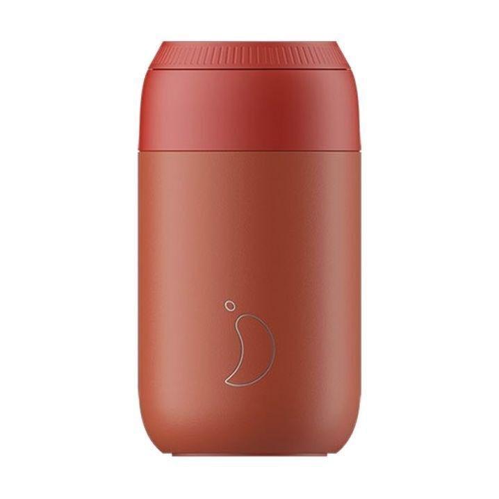 Chilly's Bottles Series 2 Stainless Steel Travel Coffee Cup 340ml - Maple Red, , large image number 0