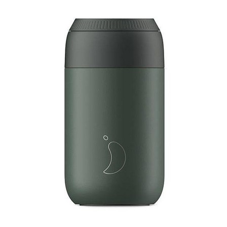 CHILLY'S BOTTLES - Chilly's Bottles Series 2 Stainless Steel Travel Coffee Cup 340ml - Pine Green
