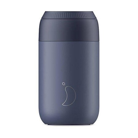 CHILLY'S BOTTLES - Chilly's Bottles Series 2 Stainless Steel Travel Coffee Cup 340ml - Whale Blue
