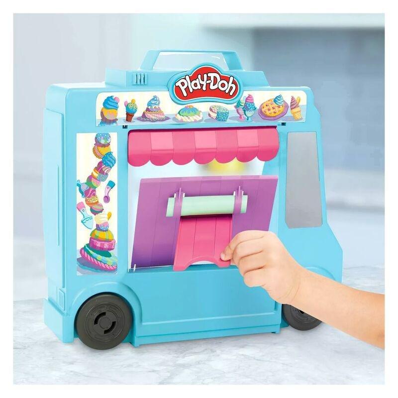 Play-Doh Ice Cream Truck Playset F1390, , large image number 1