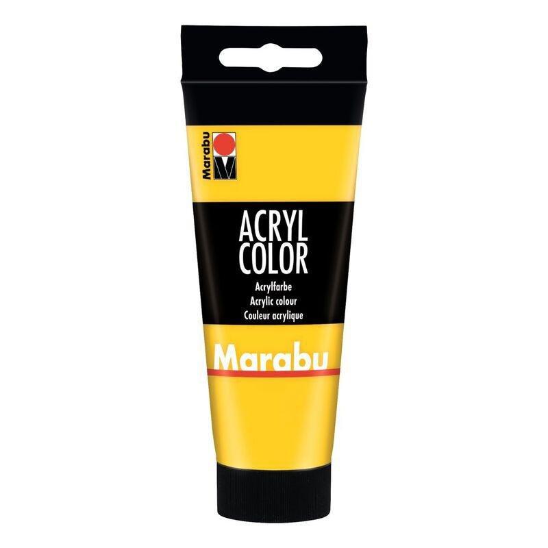 Marabu Acryl Color 021 Medium Yellow 100ml, , large image number 0