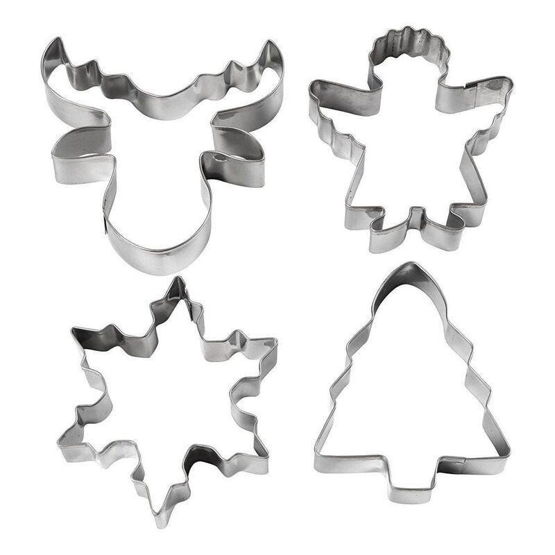 Creativ Cookie Cutters Christmas Tree Angel Reindeer Snowflake, , large image number 1