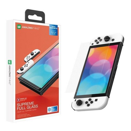 AMAZINGTHING - Amazing Thing Supreme Full Glass Screen Protector for Nintendo Switch OLED (2 Pack) - Matte