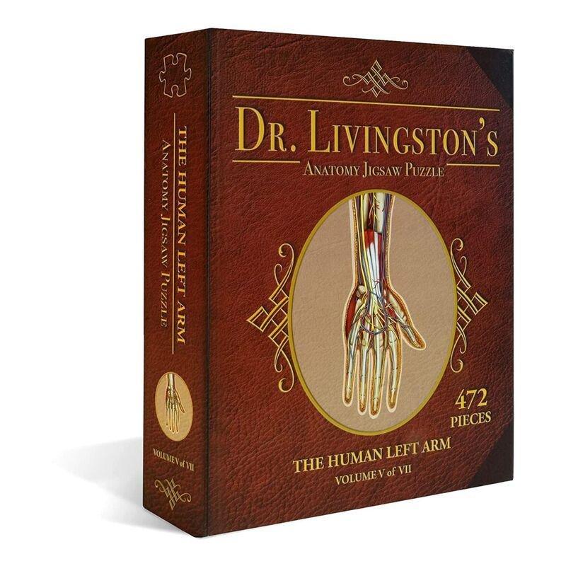 Genius Games Dr Livingston'S Anatomy The Human Left Arm Jigsaw Puzzle (472 Pieces), , large image number 0