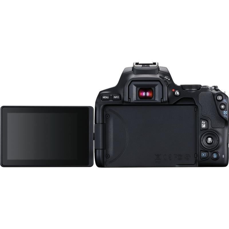 Canon EOS 250D DSLR Camera Black + EF-S 18-55mm F/3.5-5.6 III + EF 75-300mm F/4-5.6 III USM Zoom Lens (Bundle), , large image number 8