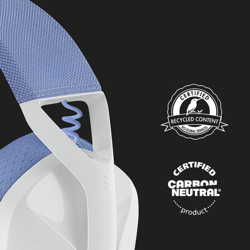 Logitech G 981-001074 G435 Lightspeed Wireless Gaming Headset - Off White/Lilac, , large image number 2