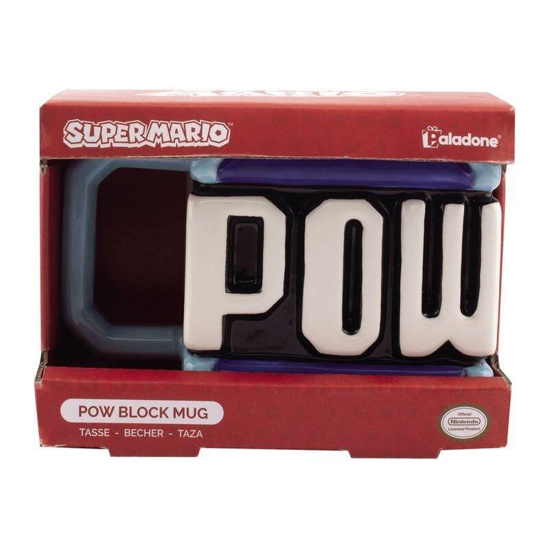 Paladone Super Mario Pow Block Mug 450ml, , large image number 1