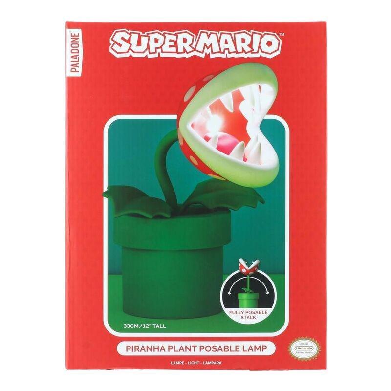Paladone Super Mario Piranha Plant Posable Lamp V3, , large image number 1