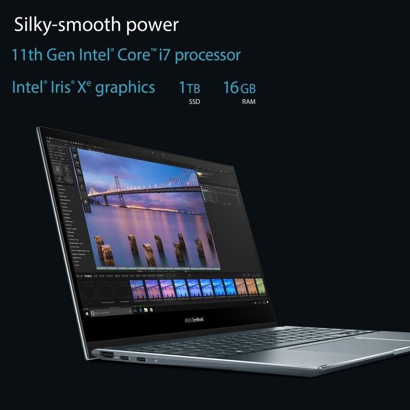 ASUS Zenbook Flip 13 OLED UX363EA-OLED101W Touch Laptop/Intel Core i7-1165G7/16GB RAM/1TB SSD/Intel Iris Xe Graphics/13.3 Inch FHD (1920x1080) OLED..., , large image number 1