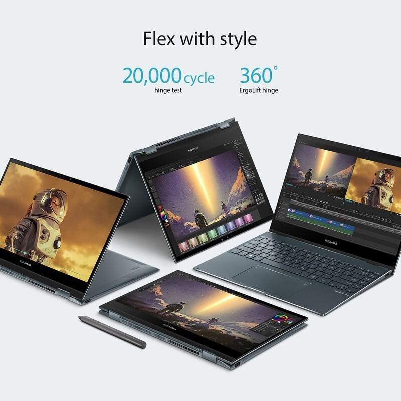 ASUS Zenbook Flip 13 OLED UX363EA-OLED101W Touch Laptop/Intel Core i7-1165G7/16GB RAM/1TB SSD/Intel Iris Xe Graphics/13.3 Inch FHD (1920x1080) OLED..., , large image number 3