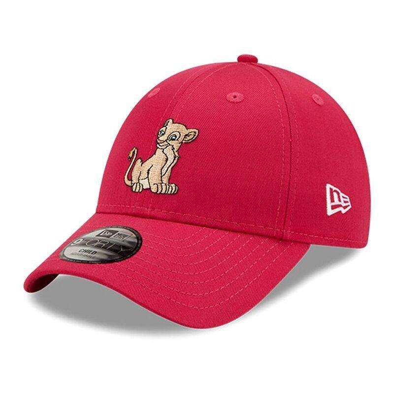 New Era Character Logo Disney Lion King Cap Dark Pink Youth, , medium