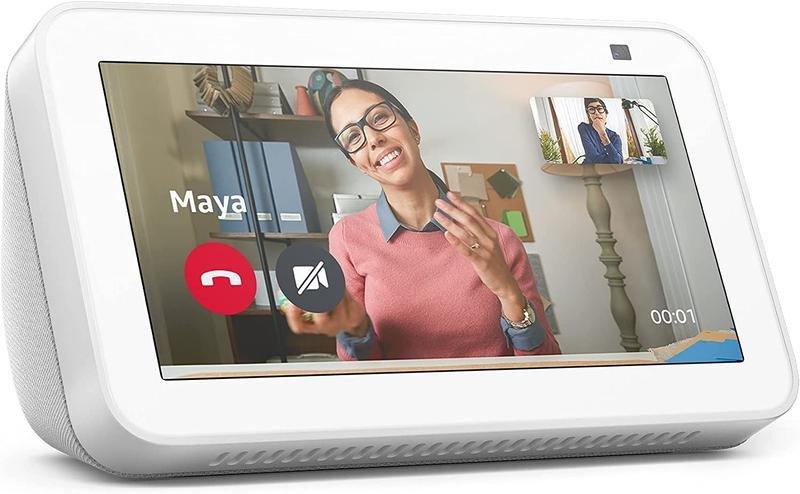 Amazon Echo Show 5 (2nd Gen) HD Smart Display with Alexa and 2 MP Camera - Glacier White, , large image number 0
