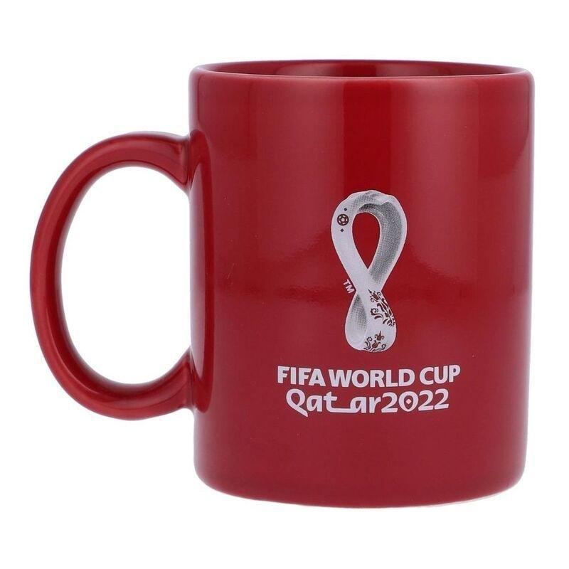 Fifa OLP Ceramic Coffee Mug with Emblem and Stadium Design 350ml - Maroon, , large image number 2