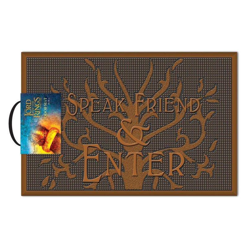 Pyramid International Lord of the Rings Speak Friend and Enter Copper Rubber Doormat (40 x 60 cm), , medium