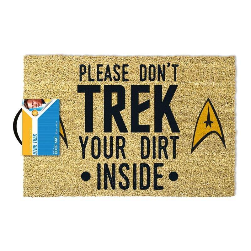 Pyramid International Star Trek Don't Trek Gold Insignias Doormat (40 x 60 cm), , medium