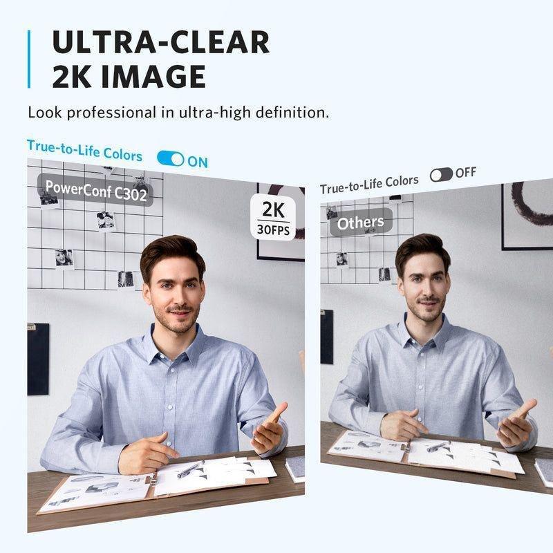 Anker Powerconf C302 Webcam - Black, , large image number 2