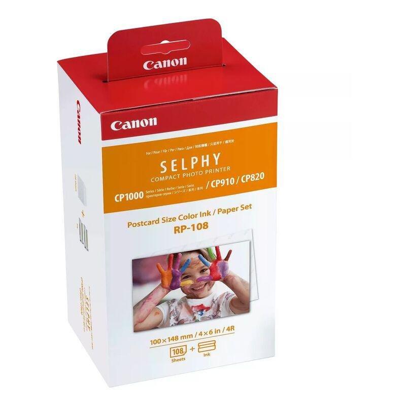 Canon SELPHY CP1300 Pink + RP-108 Colour Ink & Paper (Bundle), , large image number 7