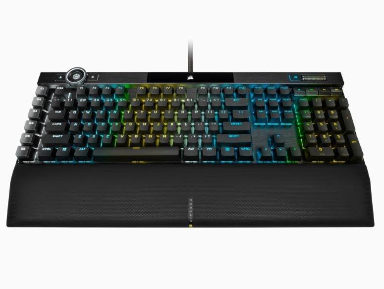 Corsair K100 RGB Optical-Mechanical Gaming Keyboard Corsair OPX Switch - Black, , large image number 1