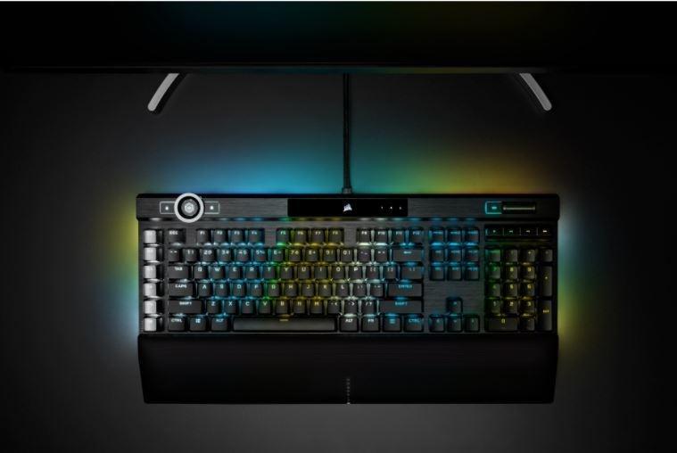 Corsair K100 RGB Optical-Mechanical Gaming Keyboard Corsair OPX Switch - Black, , large image number 3