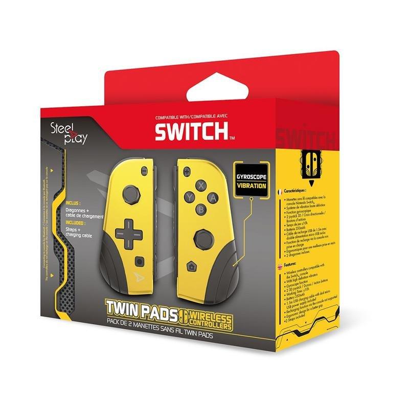 Steelplay Twin Pads Nintendo Switch Wireless Controllers Yellow, , large image number 3
