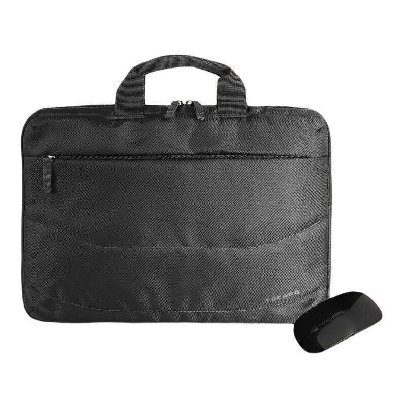 Tucano Idea Topload Notebook 15.6-Inch + Wireless Mouse - Black, , large image number 0