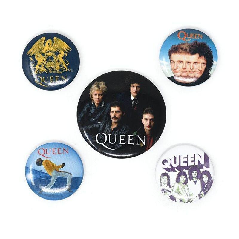 Pyramid Posters Queen Classic Badges Pack, , large image number 1