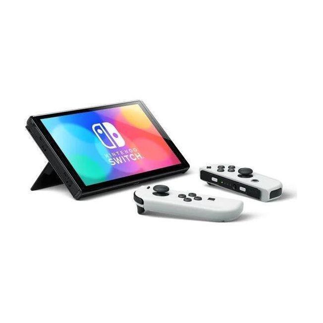 Nintendo Switch OLED White Joy-Con + Super Mario Odyssey + Fitness Boxing 2 Rhythm Exercise (Bundle), , large image number 1