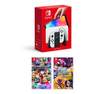 NINTENDO - Nintendo Switch OLED White Joy-Con + Mario Kart 8 Deluxe + DC Super Hero Girls Teen Power (Bundle)