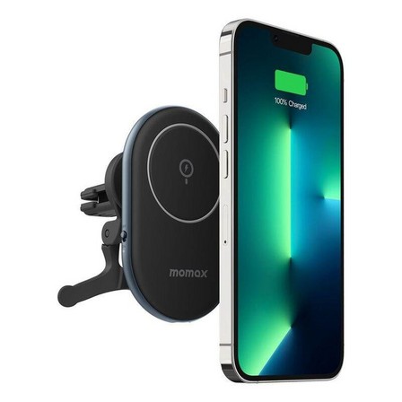 MOMAX - Momax Q.Mag Mount 2 15W Magnetic Wireless Charging Car Mount - Black