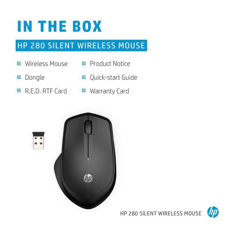 HP 280 Silent Wireless Mouse, , large image number 1