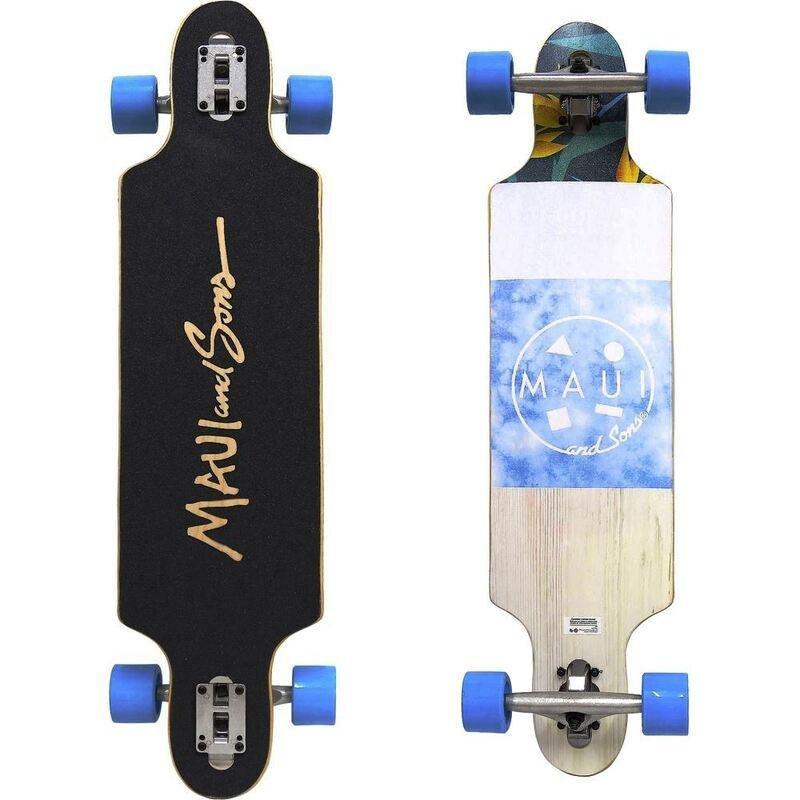 Maui & Sons Flipside Drop Through Skateboard, , large image number 0