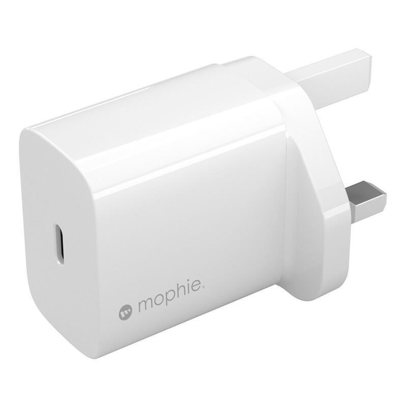 Mophie Wall Adapter USB-C 30W GaN White UK plug, , large image number 0